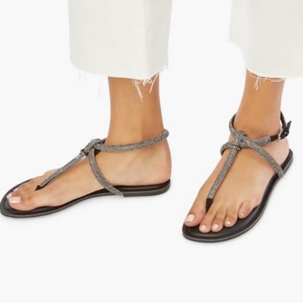 JustFab Ava Flat Sandals Modern Minimalist Design